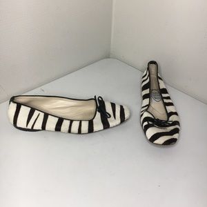 Emma Hope’s regalia for feet Flats Zebra print fur shoes. Euro sz 36 US 5.5